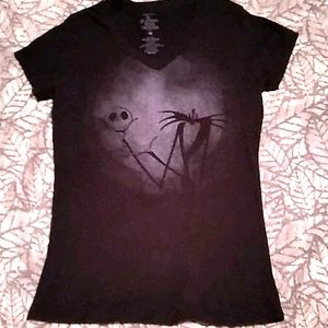 Jack the Pumkin King black vneck top